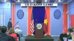 Secretary Blinken holds a press availability in Hanoi, Vietnam
