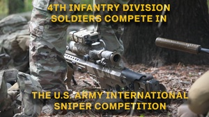Ivy Soldiers compete in Fort Benning's International Sniper Competition