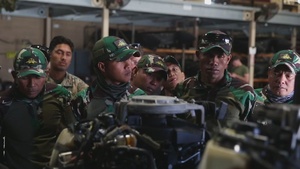 B-Roll: Recon Marines, Indonesian Korps Marinir rehearse small boat emergency procedures