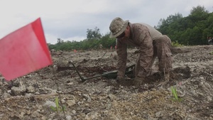 MCED Palau 23.1 – EOD Clears Airfield for UXO