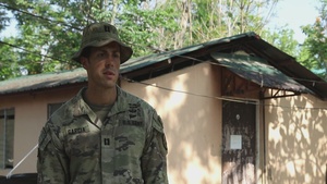 Balikatan 23 | Jungle Survival Training Company Commander Cpt. Garcia Interview Camp Tecson, Philippines