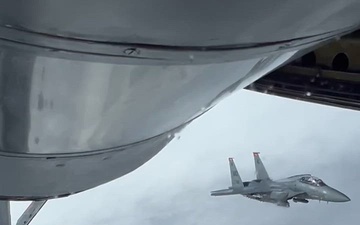 F-15E Strike Eagle Refueling B-Roll