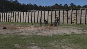 Marines with Explosive Ordnance Disposal Company Conduct Targeting Training