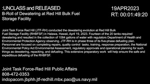 B-Roll of Dewatering at Red Hill Bulk Fuel Storage Facility