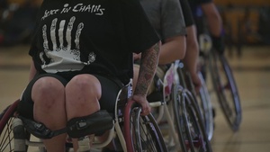 Navy Wounded Warrior Trials Wheelchair Basketball B-Roll