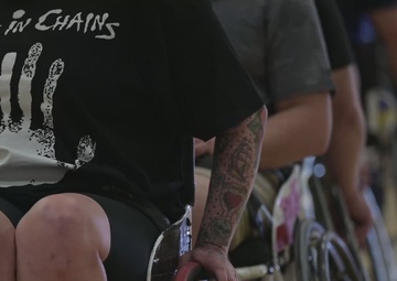 Navy Wounded Warrior Trials Wheelchair Basketball B-Roll