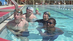 Navy Wounded Warrior Trials Swimming B-Roll