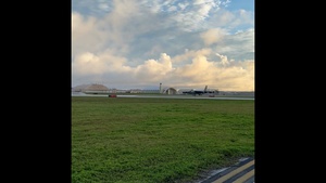 B-52 Taking Off from Guam