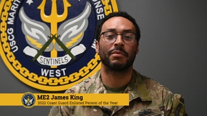 Coast Guard 2022 Enlisted Person of the Year: ME2 James King