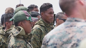 B-Roll: Recon Marines, Indonesian Korps Marinir complete amphibious insertion