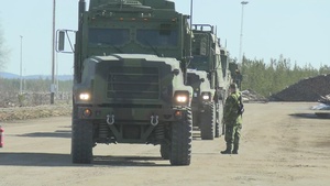 B-Roll: MRF-E Marines enter Sweden ahead of Exercise Aurora
