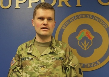 Maj. Nick Bonestroo Army Reserve Birthday Shoutout