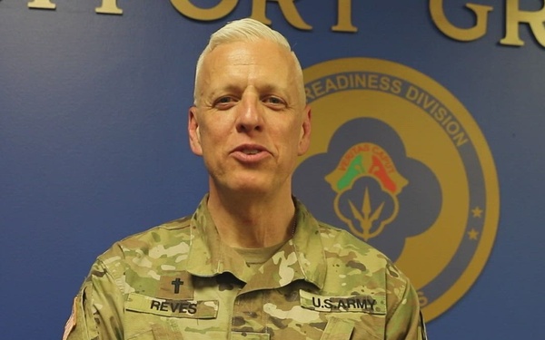 Chaplain Maj. Matthew Reves Army Reserve Birthday Shoutout