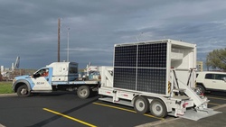 Earth Day 2023 spotlight on Galveston District's solar EV charging station