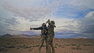 66th RQS Performs Fast Rope Training