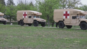 Guardian Response 23 Mass Casualty Decontamination line