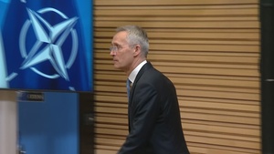 Press point by NATO Secretary General and President of the Czech Republic (opening remarks)