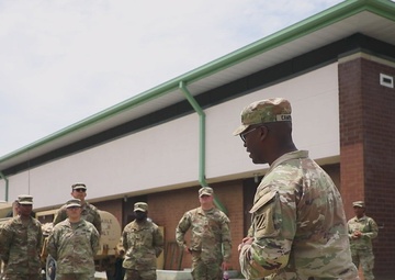Division Sustainment Soldiers Deploy to Europe