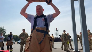 Yokota firefighters conduct bilateral training with JASDF
