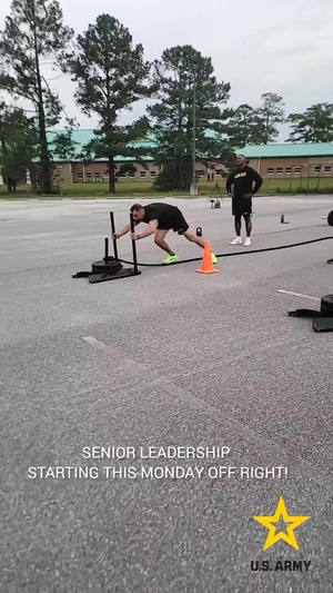 Senior Leaders conduct pre-assessment for competition