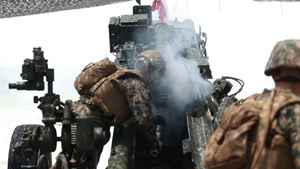 Balikatan 23 | 3d LCT Marines conduct an artillery range (120 frames)