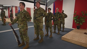 RAF Lakenheath Honor Guard Practice B-Roll