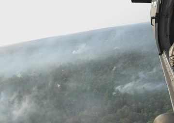 RI National Guard employs aerial firefighting capability for first time during historic brushfire