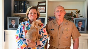 CNO Gilday and his Wife Linda Recognize the Month of the Military Child
