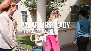PACAF First Lady Visits Yokota AB