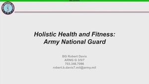 Brig. Gen. Robert Davis, Army National Guard G3/5/7 Provides an H2F Update for the Army National Guard