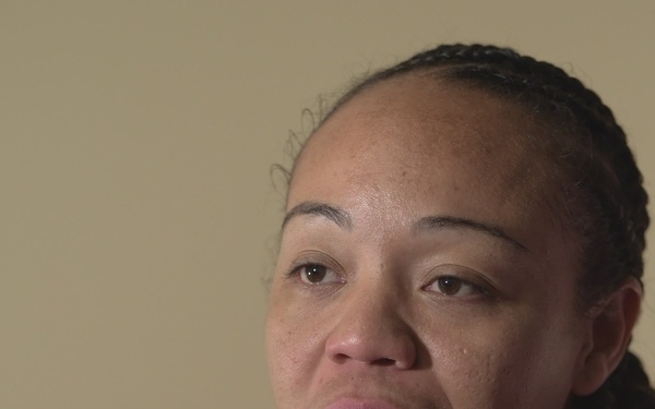 2023 Team Sports Camp - Gunnery Sgt. Denise Medina Interview B-Roll