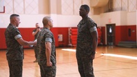 Camp Mujuk frocks new 1st Sergeant