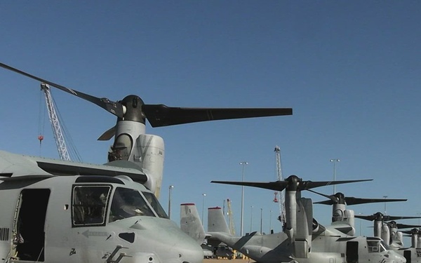 MV-22B Ospreys arrive in Darwin