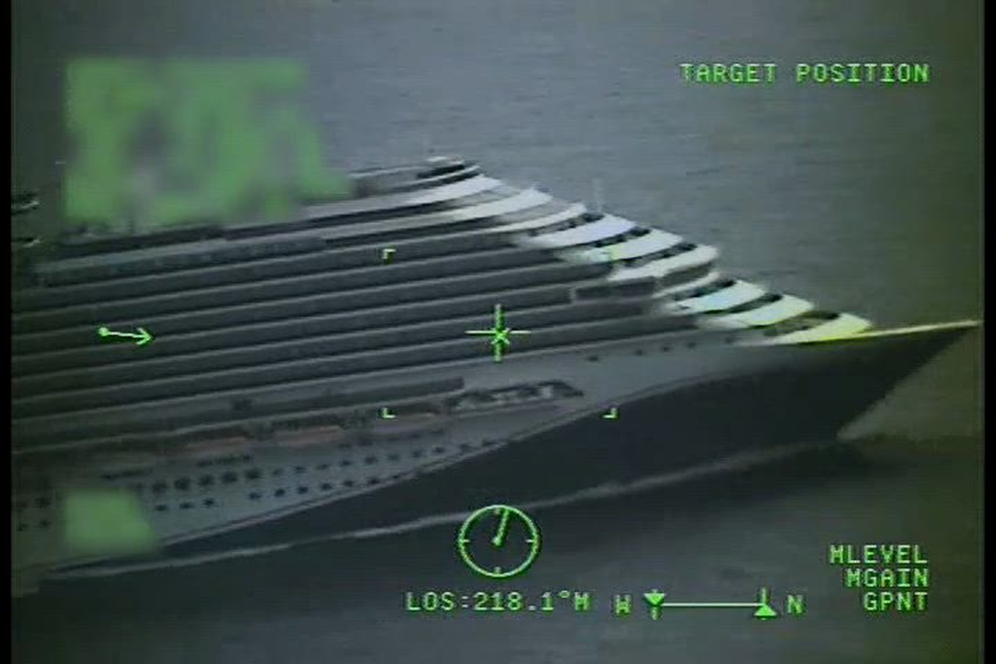 A Coast Guard Air Station New Orleans MH-60 Jayhawk helicopter medevacs a patient from a cruise ship, approximately 300 miles offshore from Fort Morgan, Alabama, April 29, 2023. The patient was experiencing heart-attack-like symptoms and was brought to University Medical Center in New Orleans. (U.S. Coast Guard video by Coast Guard Air Station New Orleans)