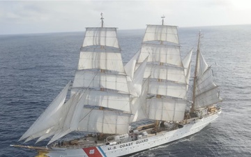 USCGC Eagle continues trans-Atlantic voyage