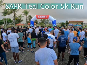 Andersen AFB SAPR Teal Color 5K Run 2023