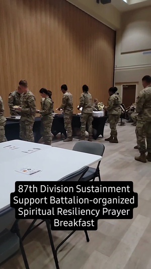 Spiritual Resiliency Matters, 87th Division Sustainment Support Battalion Reel