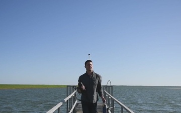 Biologist tests water quality at DMCAs