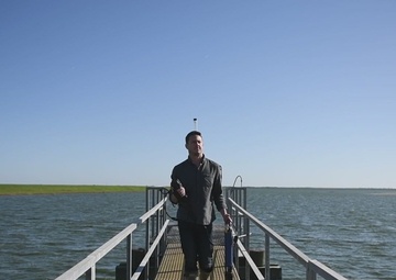 Biologist tests water quality at DMCAs