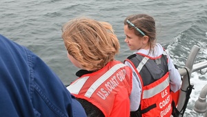 Coast Guard Personnel Bring Their Children to Base Los Angeles-Long Beach
