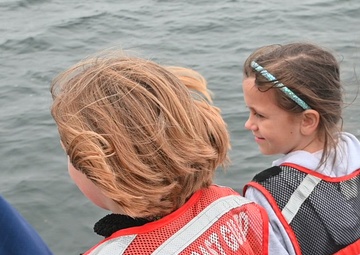 Coast Guard Personnel Bring Their Children to Base Los Angeles-Long Beach