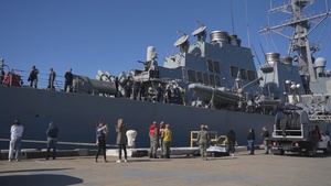 USS McFaul Departs Naval Station Norfolk for Deployment
