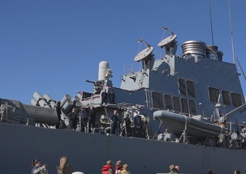 USS McFaul Departs Naval Station Norfolk for Deployment
