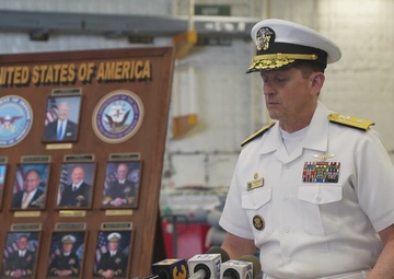 USS Gerald R. Ford Departs Naval Station Norfolk for Deployment