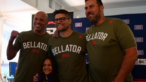 Bellator MMA Visits USO Schofield Barracks for Meet and Greet (no titles)