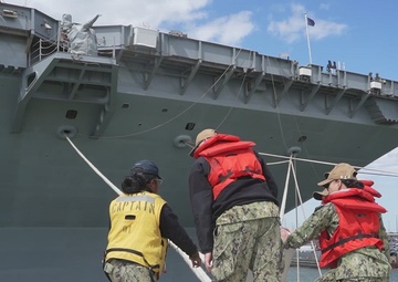 USS Gerald R. Ford Departs Naval Station Norfolk for Deployment
