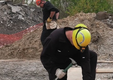 Offutt Fire Department Open Trench Training