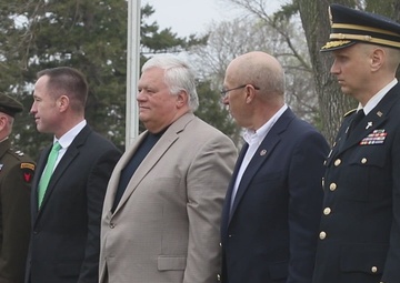 34 Red Bull Infantry Division Monument Dedication at Fort Snelling