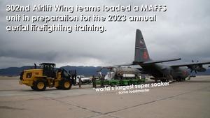 Modular Airborne Firefighting System Unit Uploaded to C-130H Aircraft