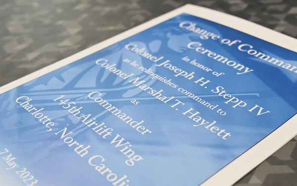 145th Airlift Wing Change of Command 2023